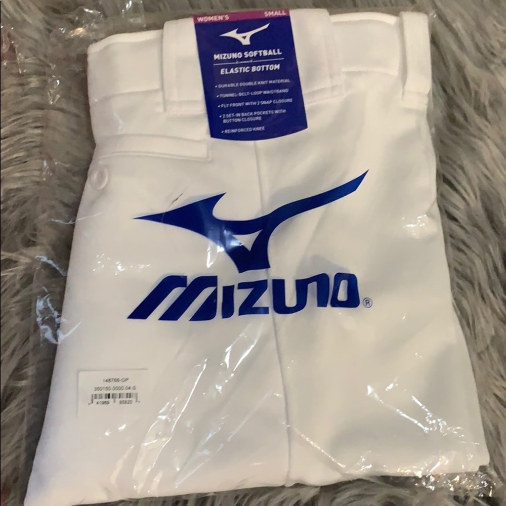 Womens white mizuno softball pants